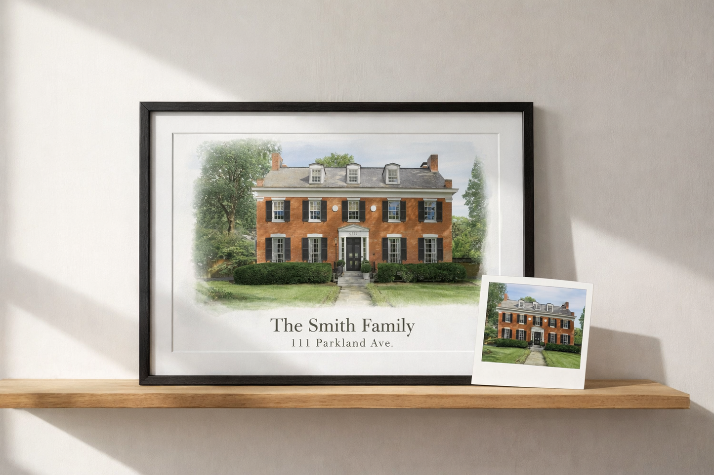 Horizontal Framed Home Portrait