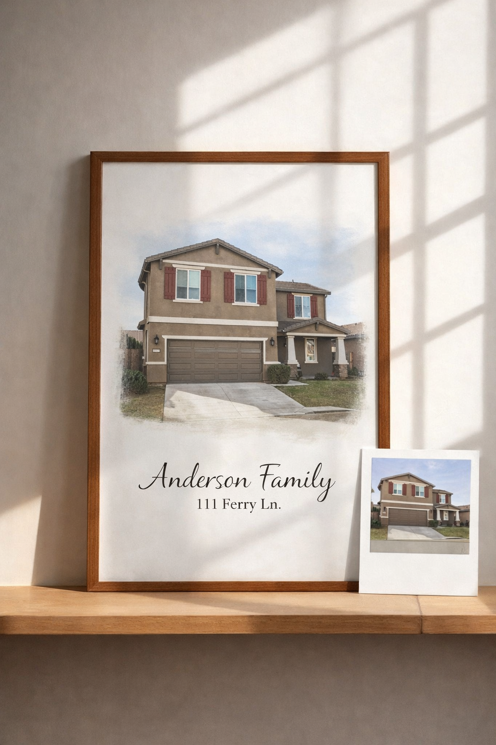 Vertical Framed Home Portrait