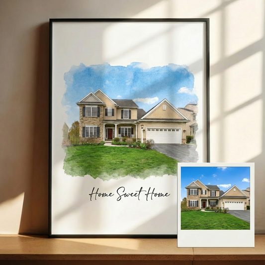 Vertical Framed Home Portrait