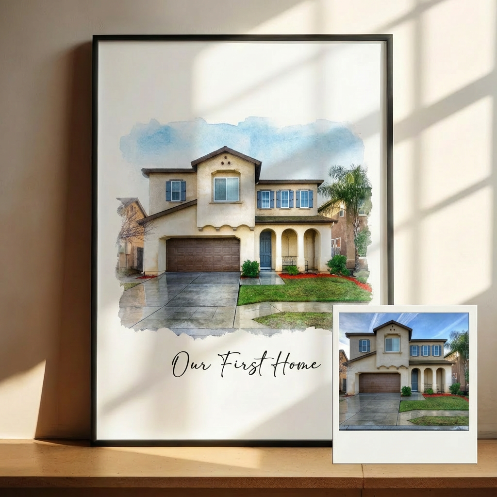 Vertical Framed Home Portrait