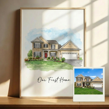 Vertical Framed Home Portrait